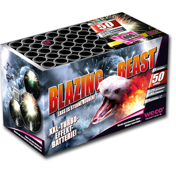 Blazing Beast 50 coups puissants
