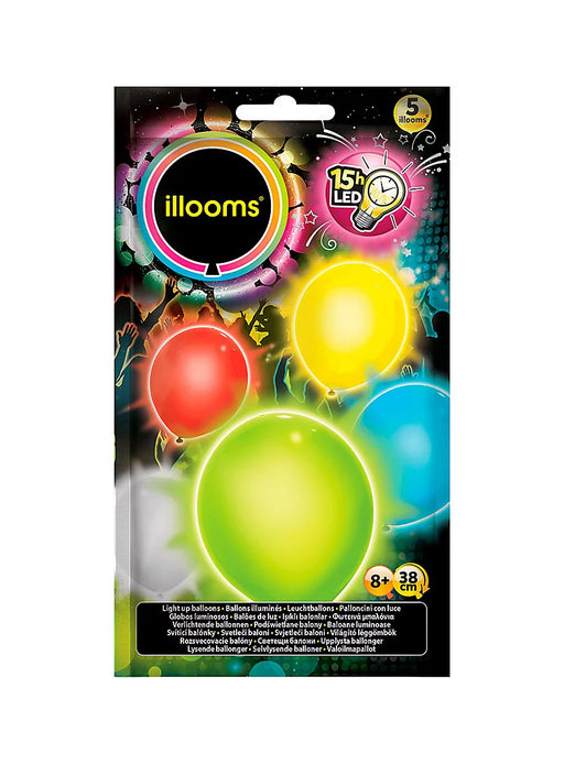 5 ballon LED lumineux