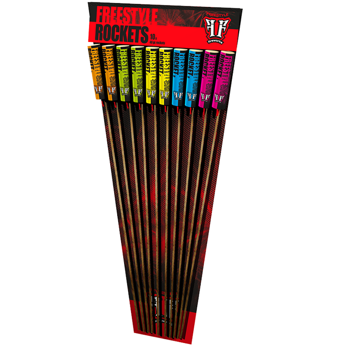 MEGA PROMO 10 Color rockets - 400g