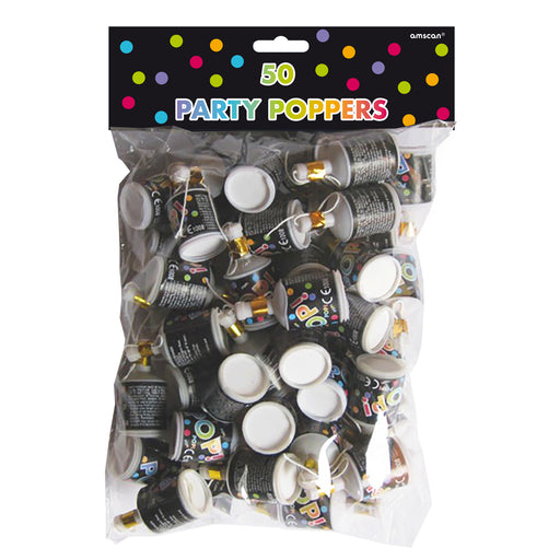 Party Poppers 50pcs