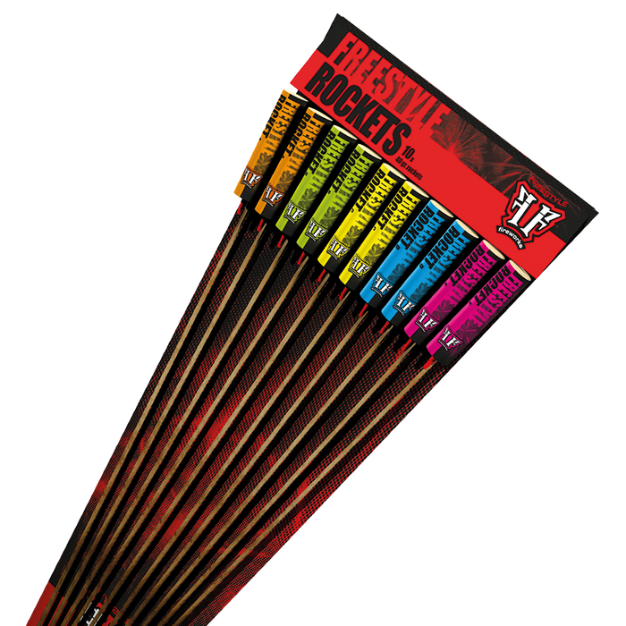 MEGA PROMO 10 Color rockets - 400g